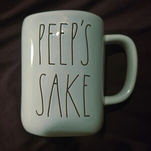 Rae Dunn LightvBlue Mug "PEEPS SAKE"- NWOT